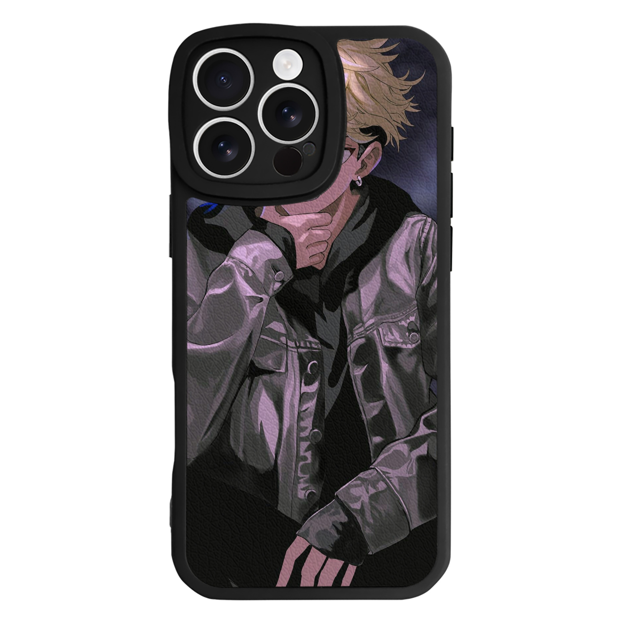 （画像用） 東京リベンジャーズ Tokyo Revengers 【iPhone 16シリーズ対応】シリコンスマホケース（レザー調） 材質：シリコン